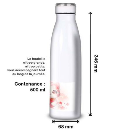 Gourde Alu et Thermos Chat Kawaii Gourde Alu et Thermos Chat Kawaii