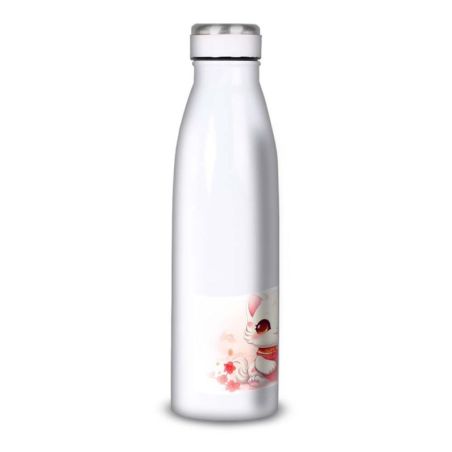 Gourde Alu et Thermos Chat Kawaii Gourde Alu et Thermos Chat Kawaii