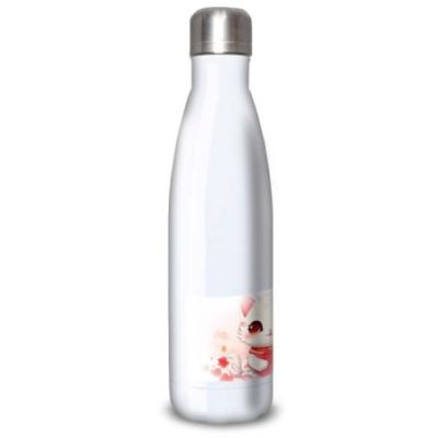 Gourde Alu et Thermos Chat Kawaii