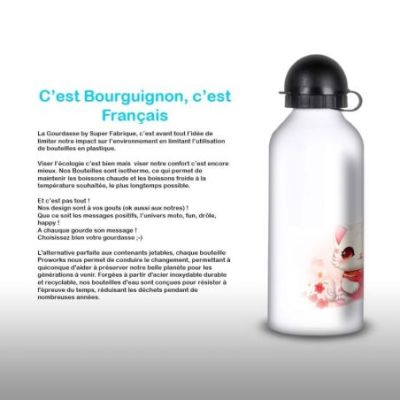Gourde Alu et Thermos Chat Kawaii