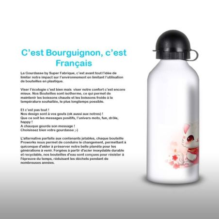 Gourde Alu et Thermos Chat Kawaii Gourde Alu et Thermos Chat Kawaii