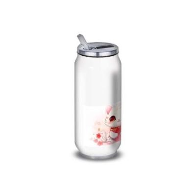 Gourde Alu et Thermos Chat Kawaii