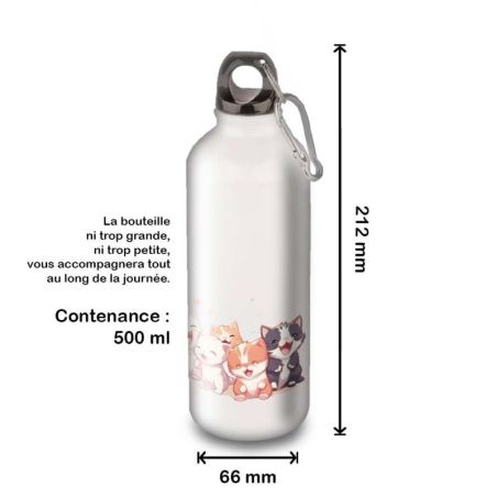 Gourde Alu et Thermos Chatons Gourde Alu et Thermos Chatons