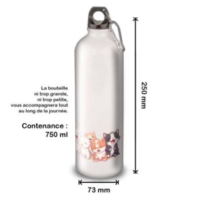 Gourde Alu et Thermos Chatons