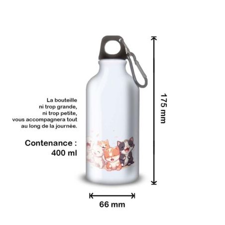 Gourde Alu et Thermos Chatons Gourde Alu et Thermos Chatons