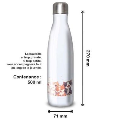 Gourde Alu et Thermos Chatons