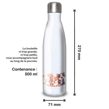 Gourde Alu et Thermos Chatons Gourde Alu et Thermos Chatons