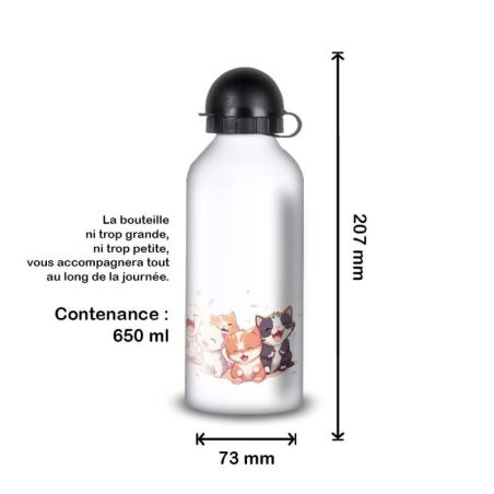 Gourde Alu et Thermos Chatons Gourde Alu et Thermos Chatons