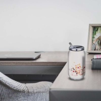 Gourde Alu et Thermos Chatons