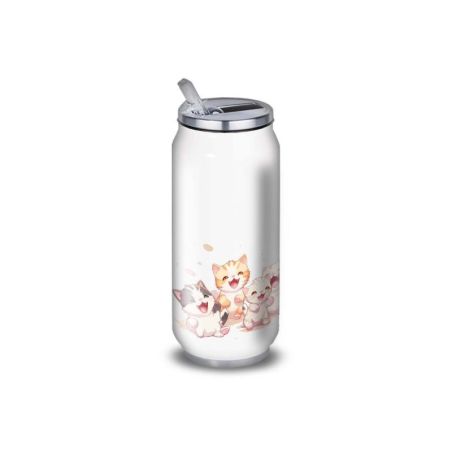 Gourde Alu et Thermos Chatons Gourde Alu et Thermos Chatons