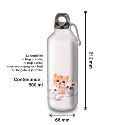 Gourde Alu et Thermos happy kittens