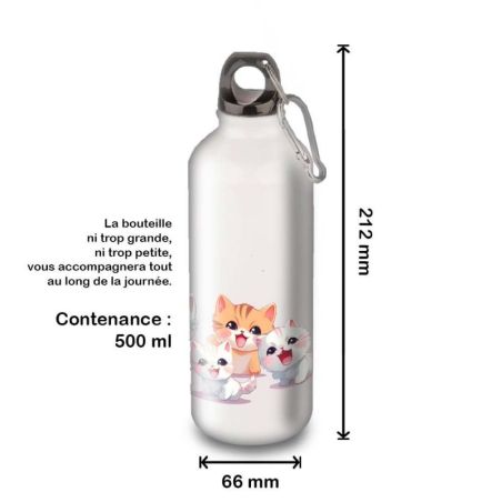 Gourde Alu et Thermos happy kittens