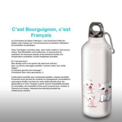 Gourde Alu et Thermos happy kittens