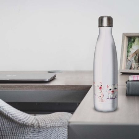 Gourde Alu et Thermos happy kittens Gourde Alu et Thermos happy kittens