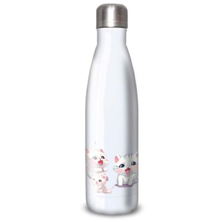 Gourde Alu et Thermos happy kittens Gourde Alu et Thermos happy kittens