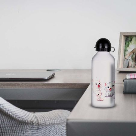 Gourde Alu et Thermos happy kittens Gourde Alu et Thermos happy kittens