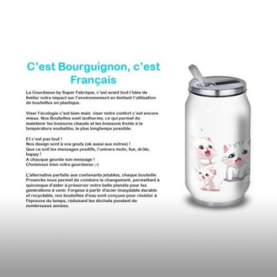 Gourde Alu et Thermos happy kittens