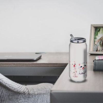 Gourde Alu et Thermos happy kittens