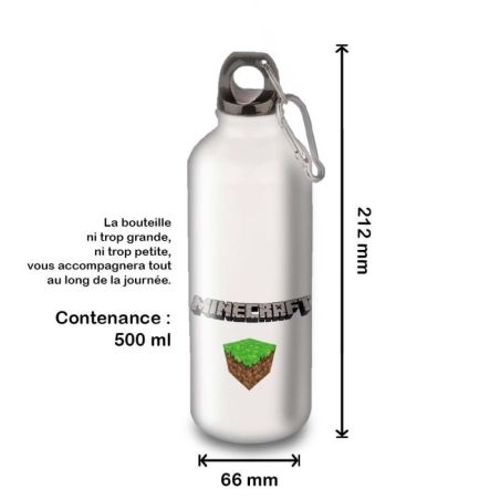 Gourde Alu et Thermos Minecraft