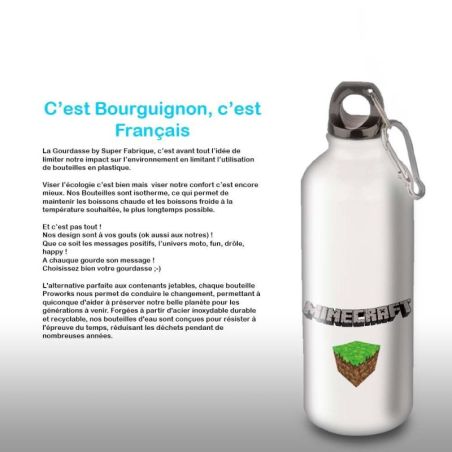 Gourde Alu et Thermos Minecraft Gourde Alu et Thermos Minecraft