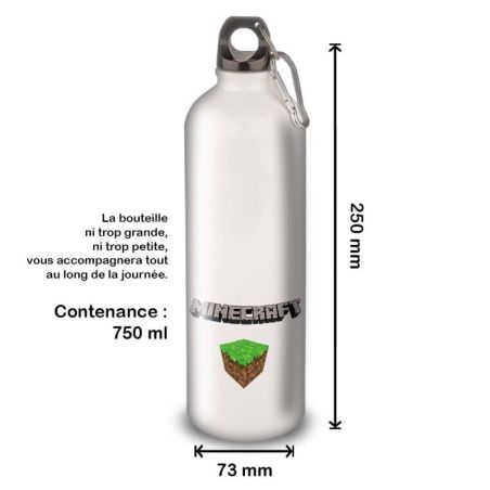 Gourde Alu et Thermos Minecraft Gourde Alu et Thermos Minecraft
