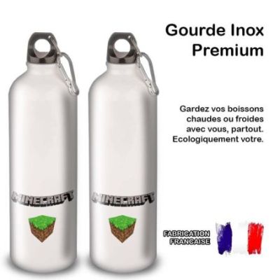 Gourde Alu et Thermos Minecraft