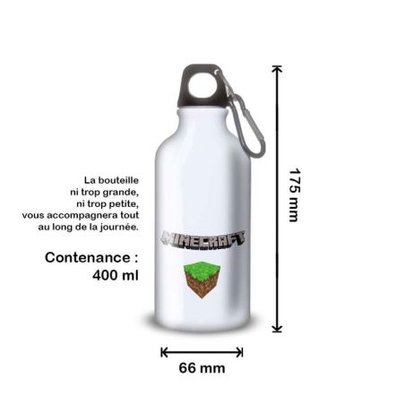 Gourde Alu et Thermos Minecraft Gourde Alu et Thermos Minecraft