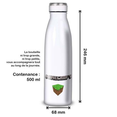 Gourde Alu et Thermos Minecraft Gourde Alu et Thermos Minecraft