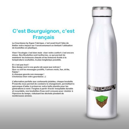 Gourde Alu et Thermos Minecraft Gourde Alu et Thermos Minecraft
