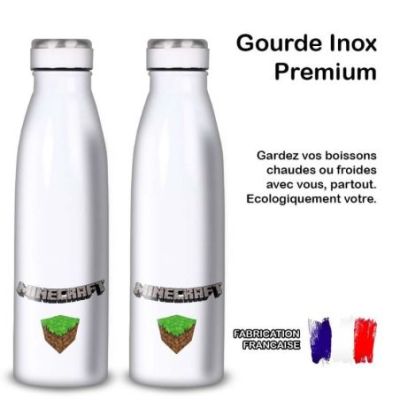 Gourde Alu et Thermos Minecraft