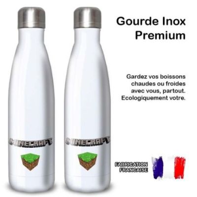 Gourde Alu et Thermos Minecraft