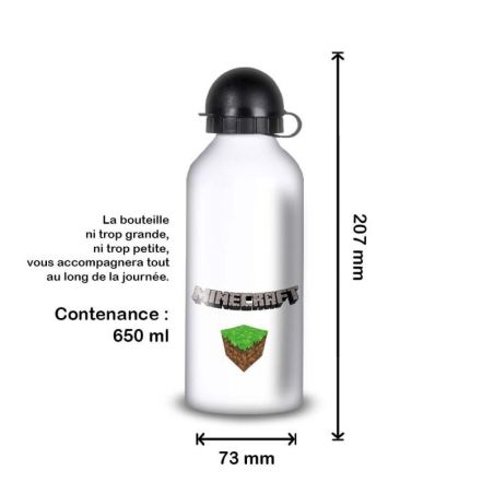 Gourde Alu et Thermos Minecraft Gourde Alu et Thermos Minecraft