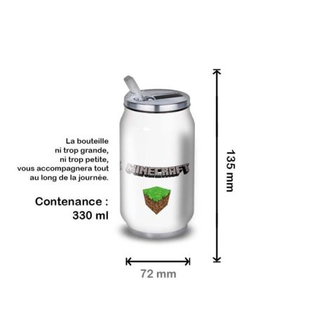 Gourde Alu et Thermos Minecraft Gourde Alu et Thermos Minecraft