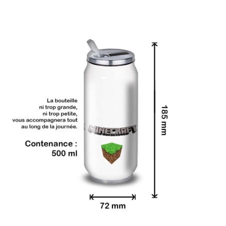 Gourde Alu et Thermos Minecraft Gourde Alu et Thermos Minecraft