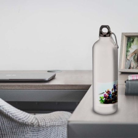 Gourde Alu et Thermos Minecraft design Gourde Alu et Thermos Minecraft design