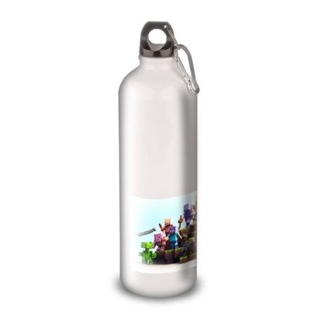 Gourde Alu et Thermos Minecraft design Gourde Alu et Thermos Minecraft design