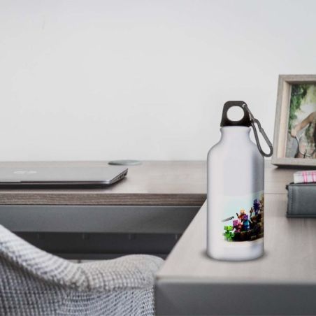 Gourde Alu et Thermos Minecraft design Gourde Alu et Thermos Minecraft design