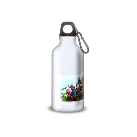 Gourde Alu et Thermos Minecraft design Gourde Alu et Thermos Minecraft design