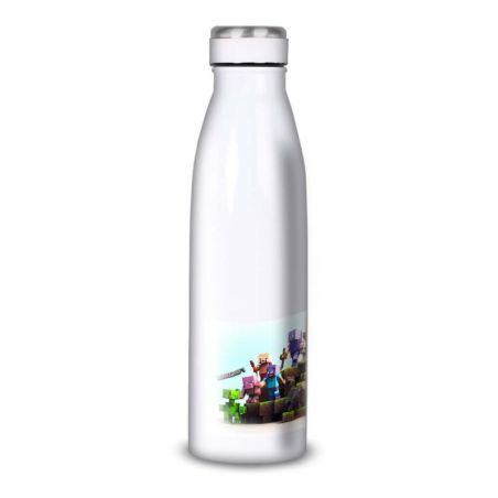 Gourde Alu et Thermos Minecraft design Gourde Alu et Thermos Minecraft design