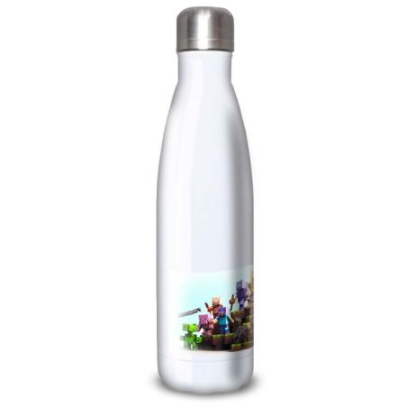Gourde Alu et Thermos Minecraft design Gourde Alu et Thermos Minecraft design
