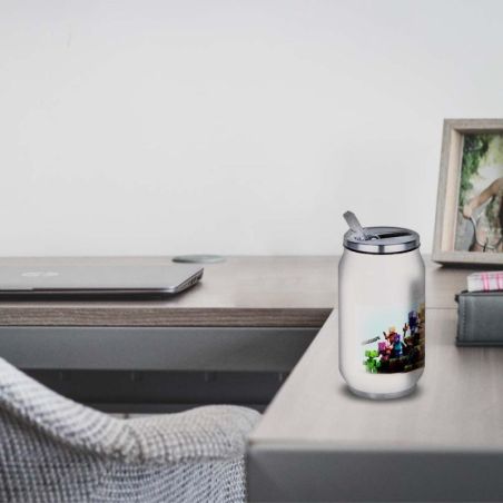 Gourde Alu et Thermos Minecraft design Gourde Alu et Thermos Minecraft design