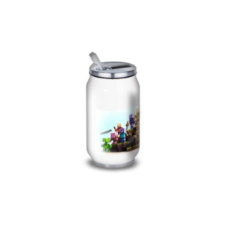 Gourde Alu et Thermos Minecraft design Gourde Alu et Thermos Minecraft design