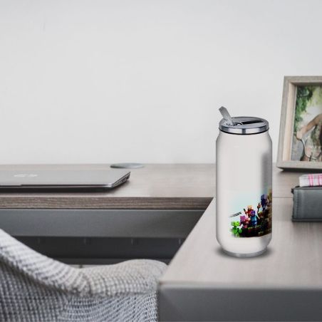 Gourde Alu et Thermos Minecraft design Gourde Alu et Thermos Minecraft design