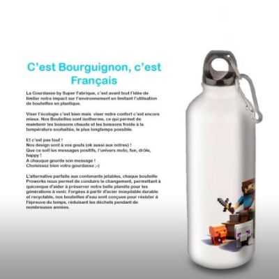 Gourde Alu et Thermos Minecraft Play