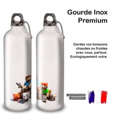 Gourde Alu et Thermos Minecraft Play