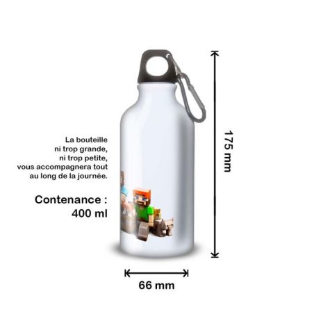 Gourde Alu et Thermos Minecraft Play Gourde Alu et Thermos Minecraft Play