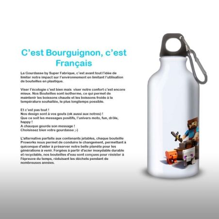 Gourde Alu et Thermos Minecraft Play Gourde Alu et Thermos Minecraft Play