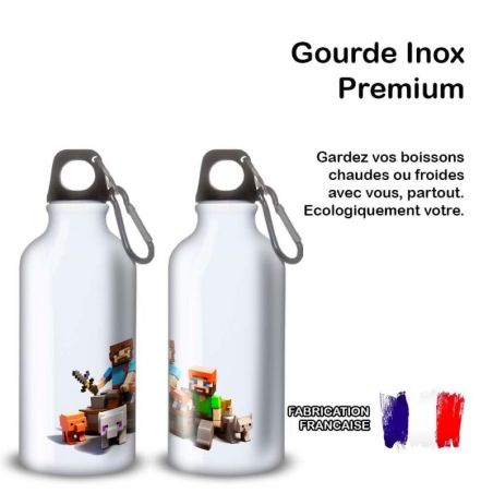 Gourde Alu et Thermos Minecraft Play Gourde Alu et Thermos Minecraft Play