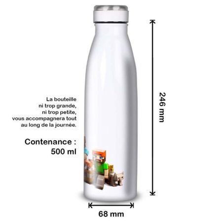 Gourde Alu et Thermos Minecraft Play Gourde Alu et Thermos Minecraft Play