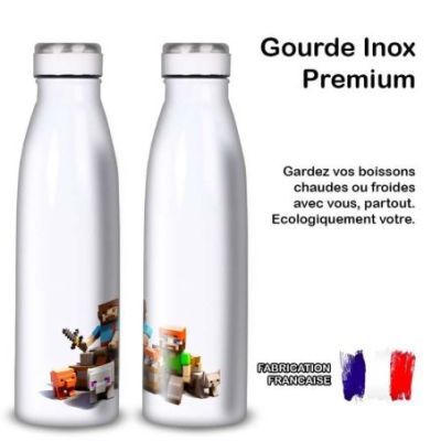Gourde Alu et Thermos Minecraft Play